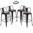 Divya Swivel Counter Stool with Metal Frame-670870542-567805241