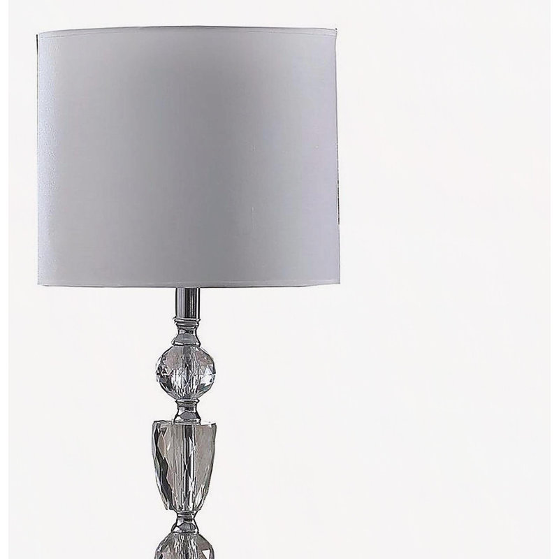 23.5" In Cale Cut-Crystal Modern Table Lamp