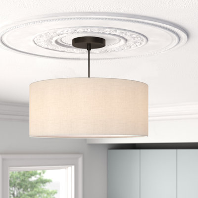 Swarey 3-Light Dimmable Drum Pendant 