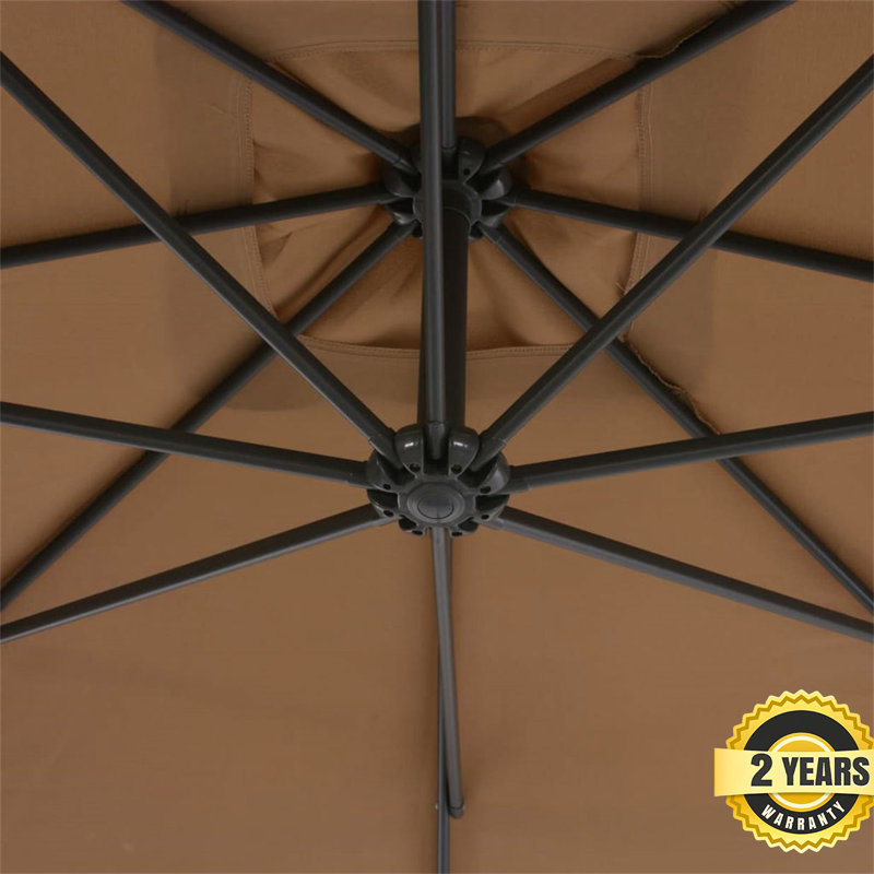 Meilani 300cm Cantilever Parasol, Taupe