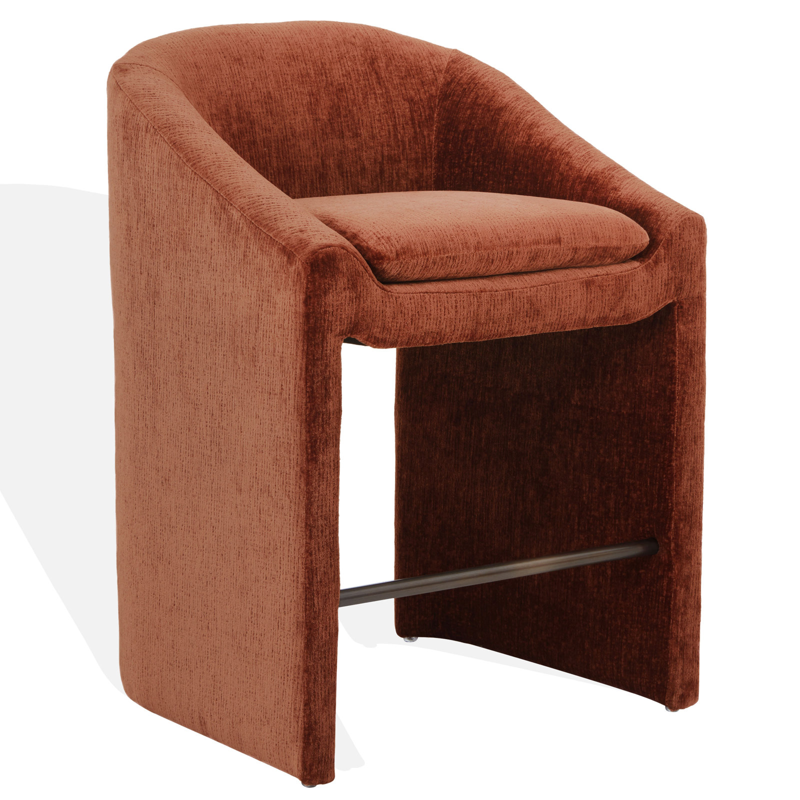 Oshawa Bar and Counter Stool, Counter Stool (26.8" Seat Height), Ochre