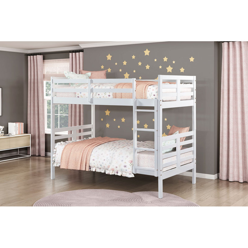 Lit superposé 1pc Classic Finish White, Lit superposé simple sur simple