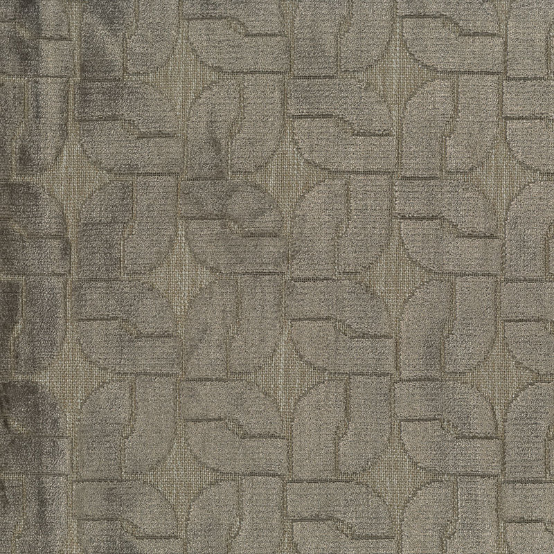Tissu en velours Abbeyshea Oasis, Taupe