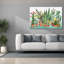 Toile épique Graffiti «Beautiful Cactus Garden» par Jean Plout, 60 po x 40 po-117463183