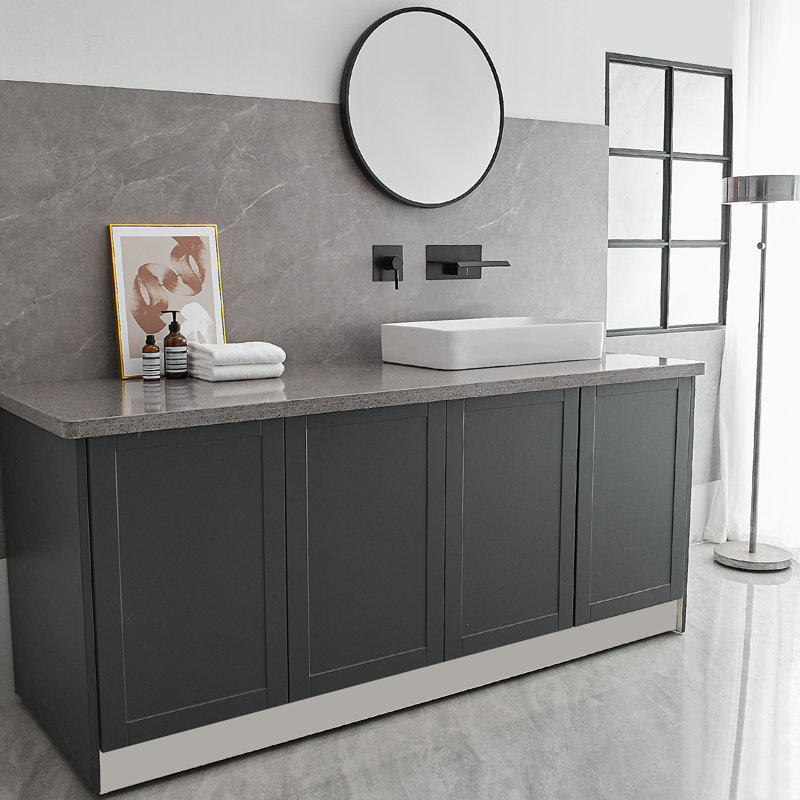 Wall Mounted Optional Single-handle Bathroom Faucet, Oil Rubbed Bronze