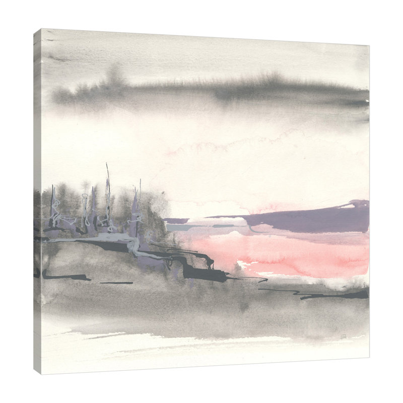 Reproduction d’art sur toile, "blush Valley I" par Chris Paschke, H 48 po x l 48 po x P 1,5 po