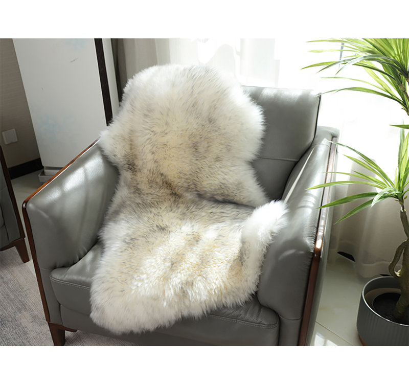 Tapis en peau de mouton novateur Laskett, Nouveauté 2 pi x 3 pi