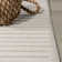 Atricia High-Low Minimalist Scandi Striped Ivory/Cream Indoor/Outdoor Rug