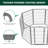 FXW Aster Dog Playpen Designed for Yard, 40inch 8 Panels-122660065