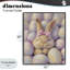 Lapin de Pâques niché dans des œufs, estampe numérique, design par The Prints Vibe-130763748-130763749