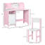 Jonny Kids Desk And Chair Set 2 PCs Multi Use Toddler Whiteboard Pink