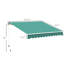 Auvent de jardin 10 pi x 8 pi. Et eau - matériau. Cadre en aluminium avec manivelle. Se fixe à différentes surfaces. Réduit l'exposition à la chaleur du soleil. Pour terrasse, balcon. Options d'installation polyvalentes. Extérieur