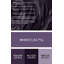 «Abstract Landscape 61», art mural en métal mauve