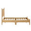 Lit plateforme simple Mid-Century