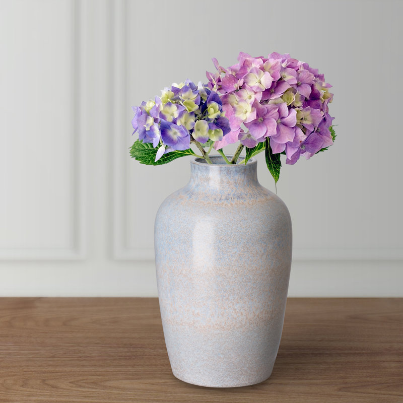 Vase de table en céramique Shay, Aube noisette