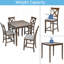 Ensemble de table de salle à manger 5 pièces pour 4 personnes, ensemble de table de cuisine à hauteur de comptoir avec table carrée-1592747529-1592747531