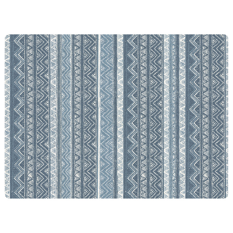 Tapis de chaise de bureau 9 à 5 35 po x 47 po Kamarah, Chambray