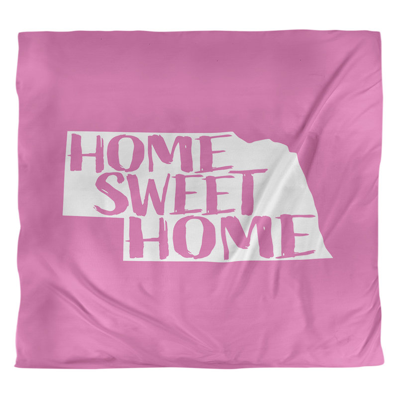 Housse de couette nebraska doux, Housse de couette pour très grand lit, Rose, Microfibre
