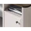 50cm W Metal Bedside Table