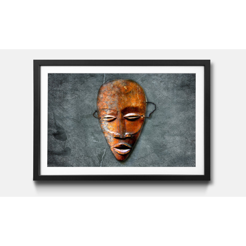 The Face - Single Picture Frame Print, 60cm H x 80cm W