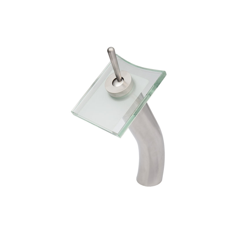 Vessel Sink Faucet Single-handle Bathroom Faucet with Drain Assembly, Brushed Nickel