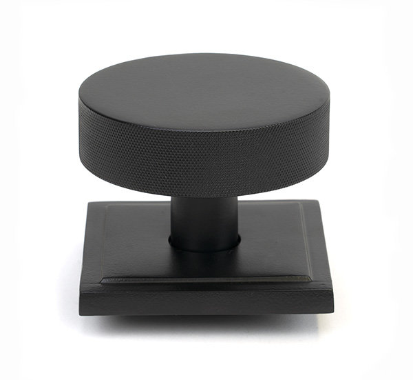 Brompton Single Dummy Door Knob , Matt Black