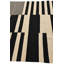 Tapis noir et blanc Pinkerton