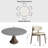 Stone Round Boydton With 4/6 Premium Solid Wood Leather Upholstered Dining Chairs For Kitchen/Dining Room-1663682359-1663007669-1663682358