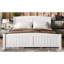 Très grand lit plateforme, lit plateforme en bois massif avec lattes de soutien et structure solide, aucun sommier nécessaire, blanc-802090919-802090915