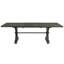 Ensemble repas 5 pièces Sunset Trading Trestle | Table extensible 96 po rectangulaire | 4 chaises d'appoint rembourrées | Bois gris vieilli | 8 sièges-67075883