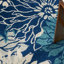Tapis bleu / crème Rhudine-1900933095