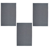 Tapis bleu intérieur / extérieur en polyester touffeté à la machine Lagan