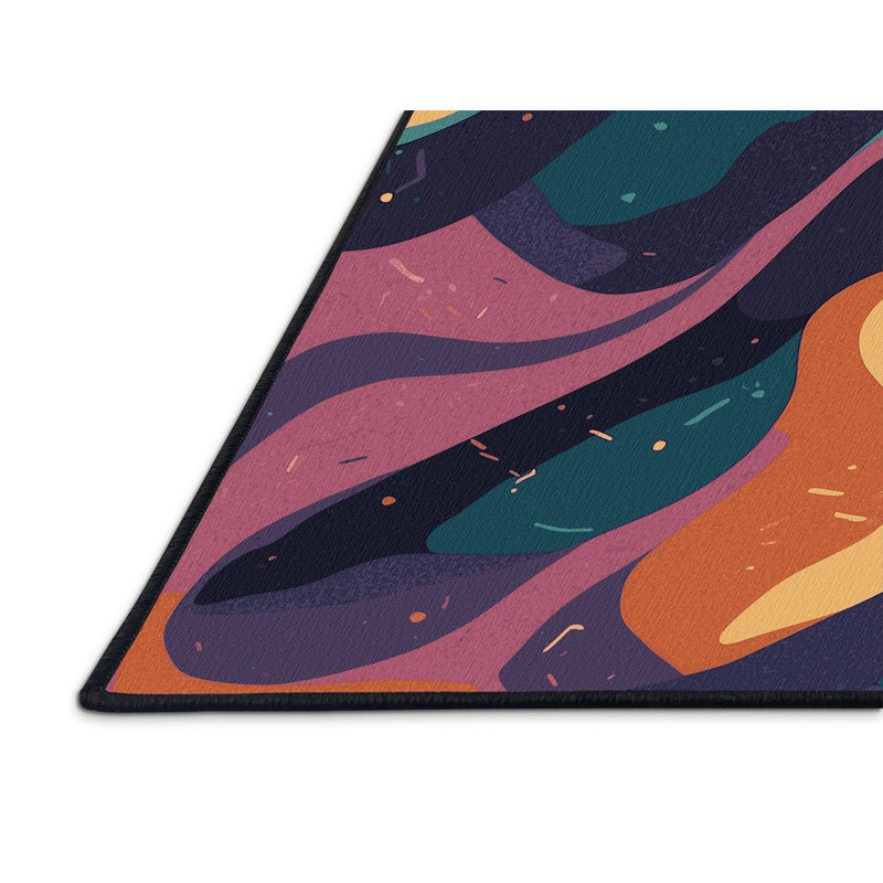 Tech Blaze Rug, Round 8'