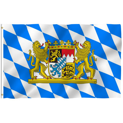 Bavaria with Lions Flag Polyester 3 x 5 ft. House Flag