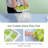 Ice Cube Tray With Lid And Bin, 4 Pack Silicone Plastic Ice Cubes Trays For Freezer With Box/Container, Stackable With Storage Iced Bucket Kits, Scoop, For Soup, Food, Cocktail, Coffee
