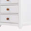 Table de chevet 3 tiroirs blanche Zefirino-934609943