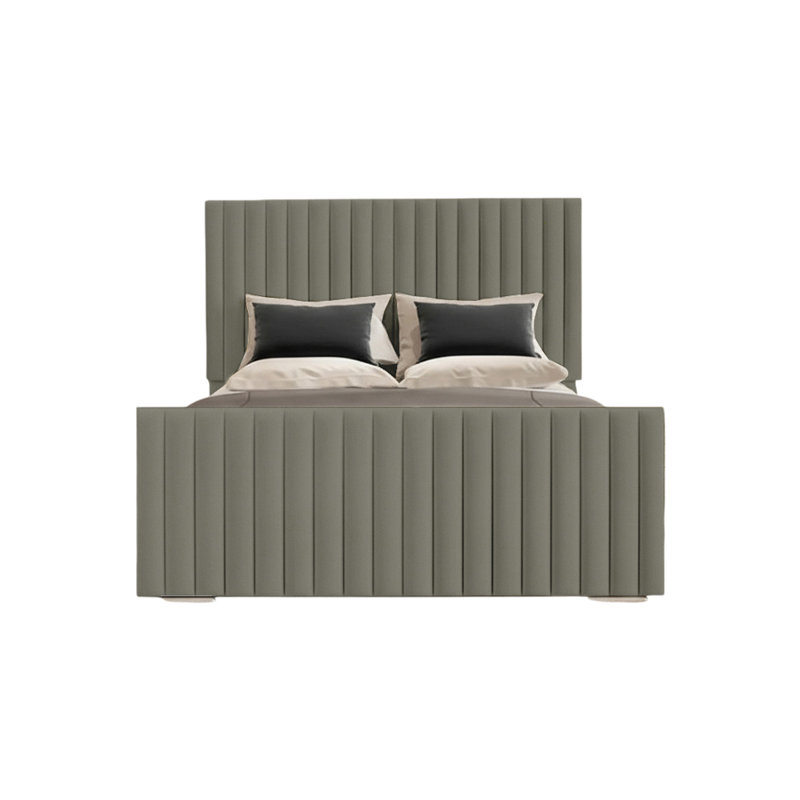 Abriyah Bed Frame, Single (3'), Asphalt