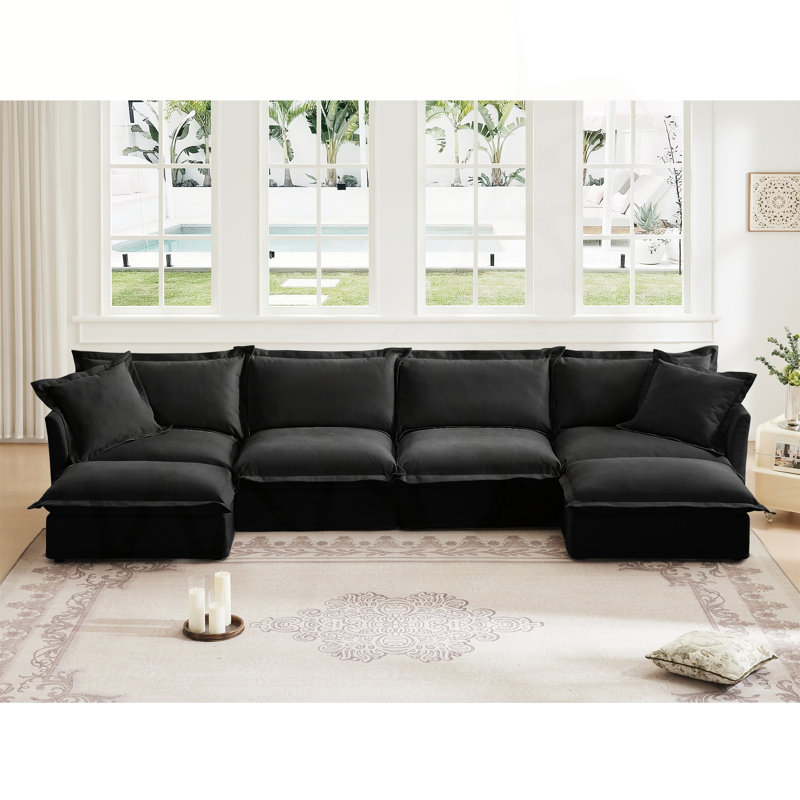 Confortable et polyvalent Covey avec plusieurs coussins et tissu doux