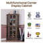 67“H Retro Hexagon Corner Cabinet