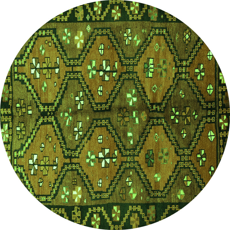 Performance Oriental Indoor Rug, Round 5'