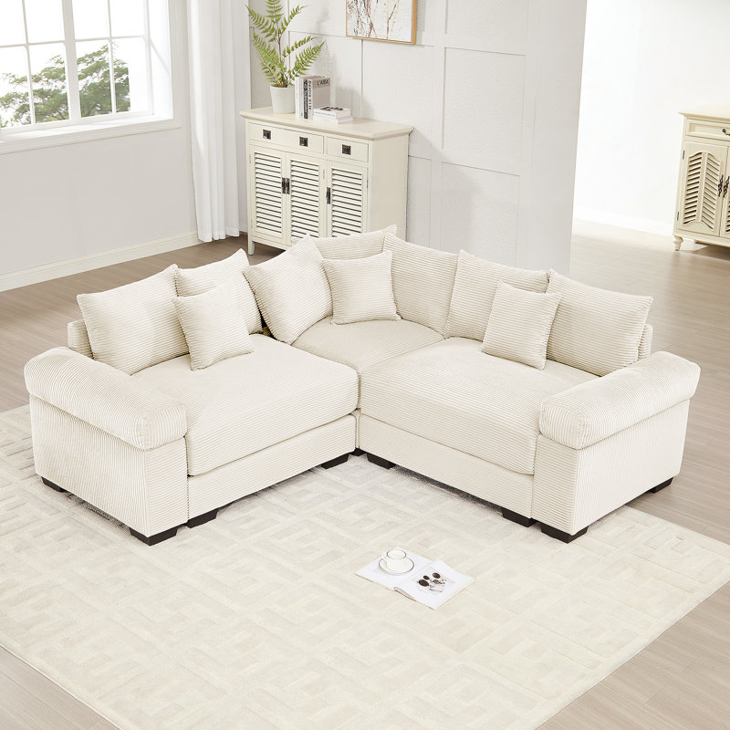 Canapé modulaire surdimensionné Cloud, Beige