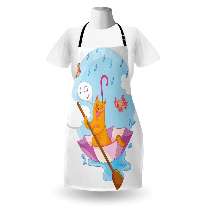 No Pattern Bib Apron