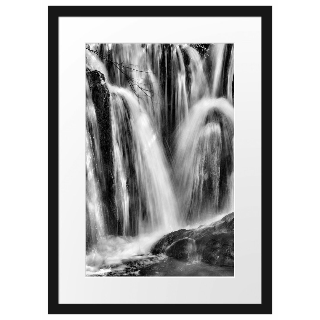 Kleiner Wasserfall Gerahmter Fotokunstdruck Poster