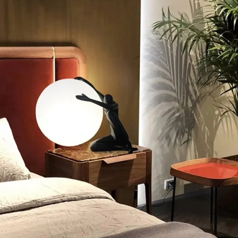 Novella 14'' Novelty Table Lamp, Black