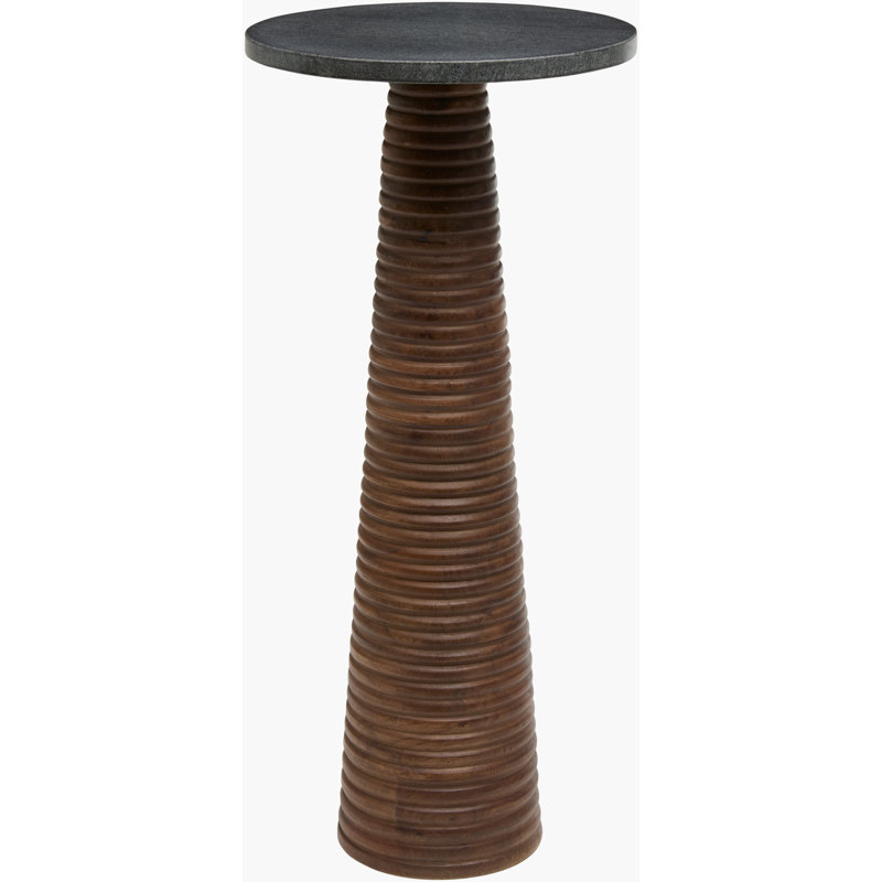 Table d'appoint Ania 58,4 cm (H) x 25,4 cm (L) x 25,4 cm (P), Black