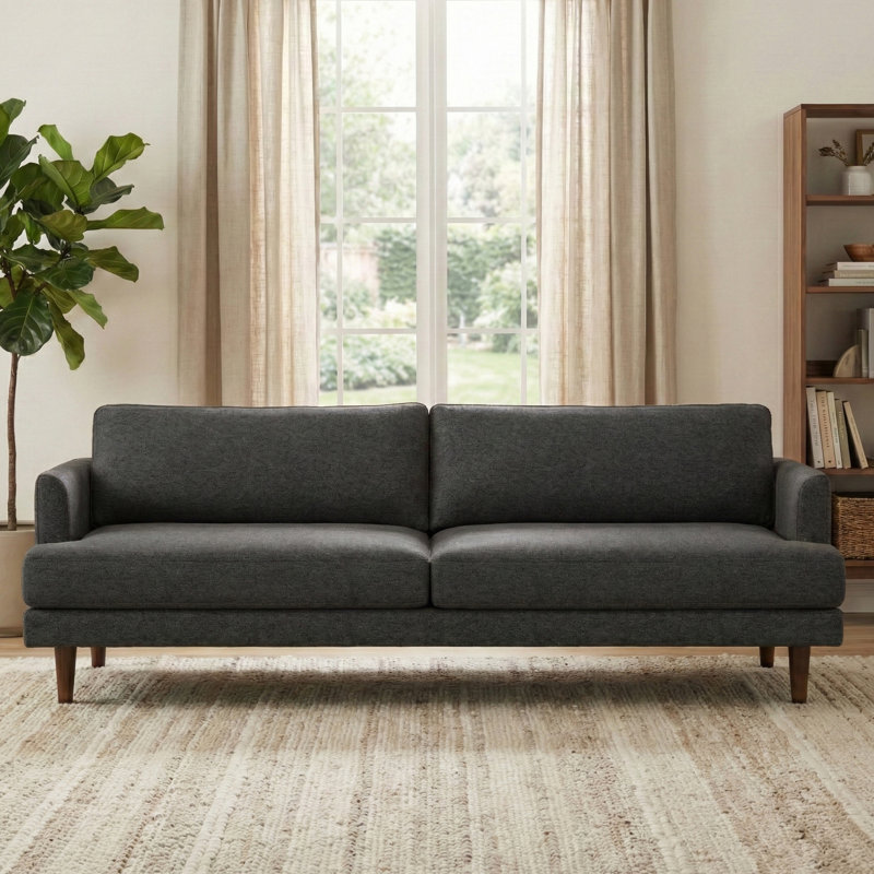 Canapé Livingston, Gris anthracite , L 90 po