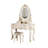 39.37"White Luxurious Vanity Set-637859902