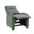 Green Soft Corduroy Modern Push Back Recliner - Solid Wood Frame, Living Room Furniture-307639611