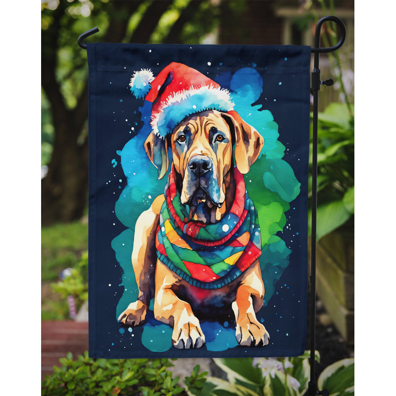 Drapeau de jardin en polyester à 2 faces, H 15,5 po x l 11,25 po