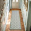 Austell Machine Woven Synthetic Geometric Area Rug in Green/White-478025354-491491051